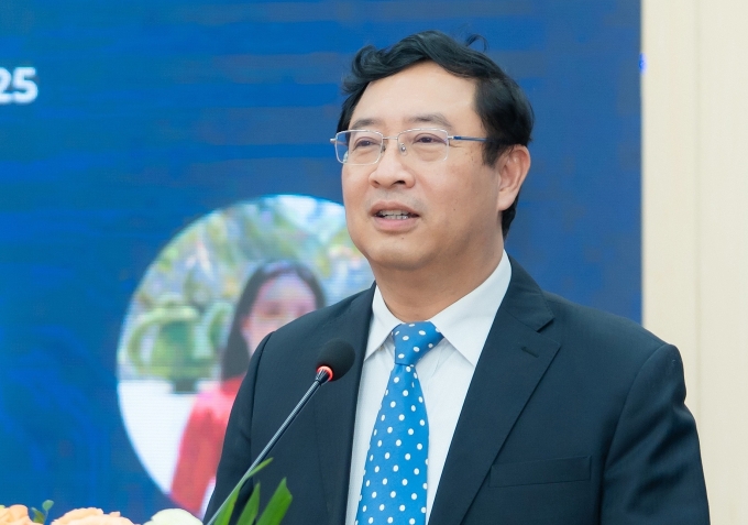 S Phạm Hồng Quất, Cục trưởng Khởi nghiệp và Doanh nghiệp công nghệ, phát biểu ngày 12/12. Ảnh: Duy Tuấn