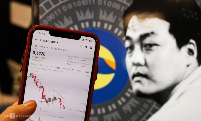 Do Kwon tại văn phòng Terraform Labs ở Singapore giữa tháng 8/2022. Ảnh: Coinage