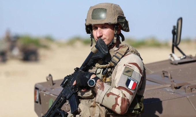 Quân nhân Pháp trong cuộc diễn tập tại UAE tháng 12/2025. Ảnh: AFP