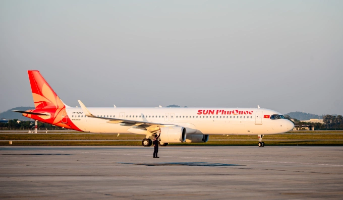 Tân binh Sun PhuQuoc Airways gia nhập thị trường, hiện có 6 máy bay khai thác. Ảnh: SPA
