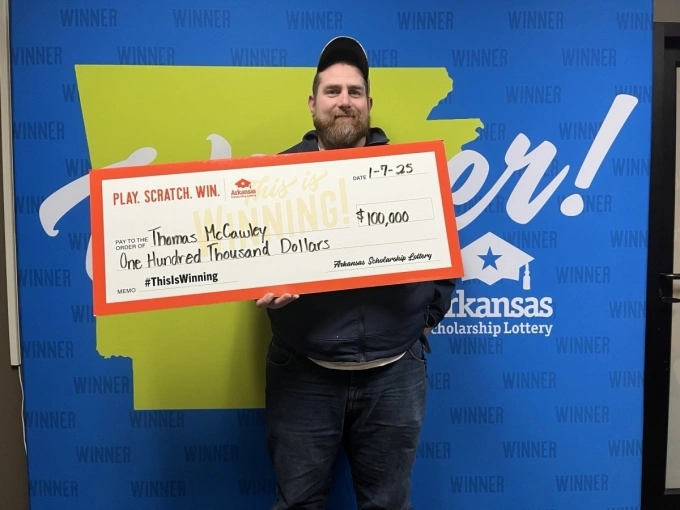 Thomas McCawley nhận giải thưởng xổ số 100.000 USD ngày 1/7/2025 theo công bố ngày 20/1 của ban tổ chức. Thomas McCawley nhận giải thưởng xổ số 100.000 USD