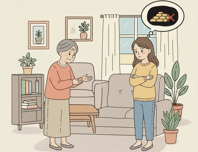 Mẹ chồng hỏi mượn 13 cây vàng của tôi nhưng không chịu viết giấy xác nhận