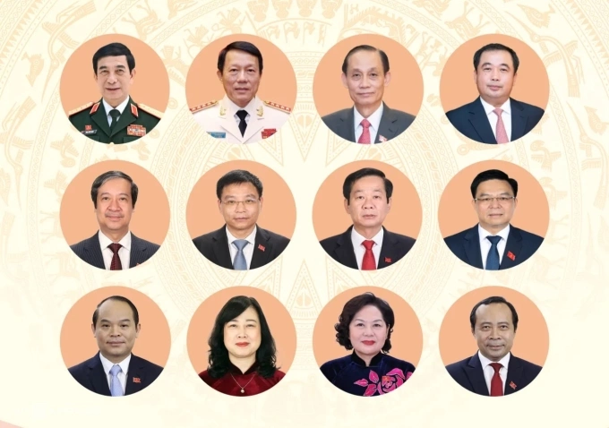 12 bộ trưởng, thứ trưởng, trưởng ngành được giới thiệu ứng cử đại biểu Quốc hội khóa 16. Đồ họa: Khánh Hoàng