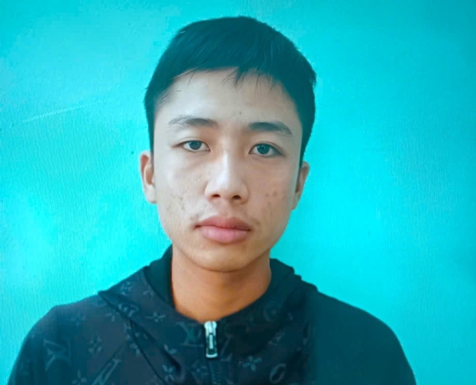 Phan Văn Khải tại cơ quan công an. Ảnh: Công an An Giang