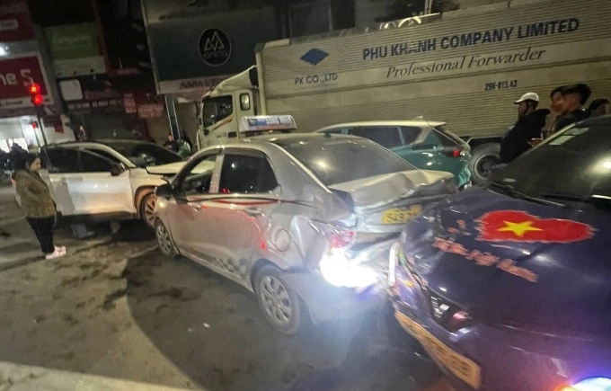 Hiện trường vụ tai nạn. Ảnh: Xuân Hoa