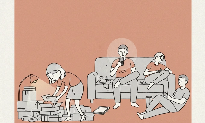 Cuộc sống khốn khó lại phải nuôi thêm 3 người họ hàng