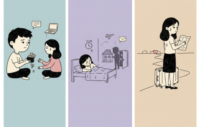 Bạn trai hứa mỗi tháng cho tình cũ mượn nửa số tiền lương