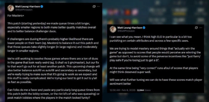 Chia sẻ về vấn đề chờ xếp hạng của trưởng nhóm gameplay của LMHT. Chia sẻ về vấn đề chờ xếp hạng của trưởng nhóm gameplay của LMHT.