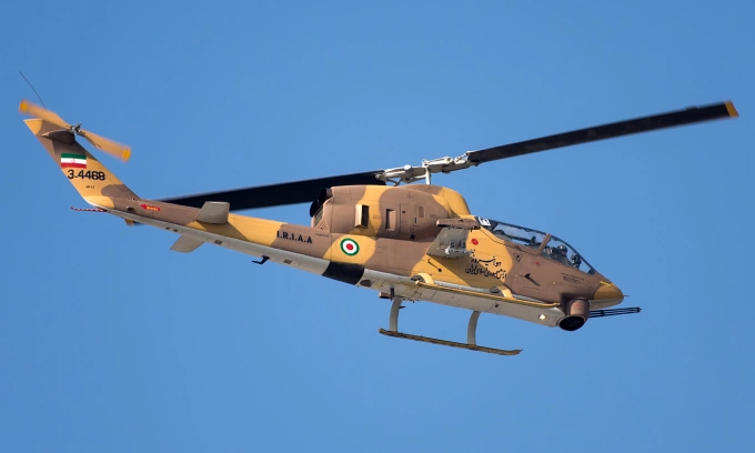 Trực thăng AH-1J bay tại Iran hồi năm 2018. Ảnh: Jet Photos