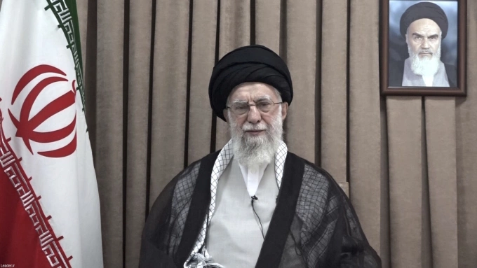 Lãnh tụ tối cao Iran Ali Khamenei trong ảnh công bố hồi tháng 6/2025. Ảnh: AP