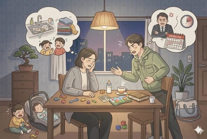 Chồng xúc phạm, bảo tôi ở nhà chăm hai con dưới 3 tuổi là sướng