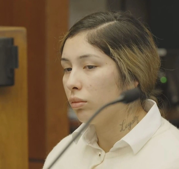 Maya Hernandez trên phiên tòa tháng 12/2025. Ảnh: KBAK