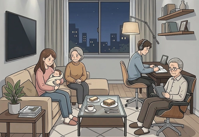 Con 3 tháng tuổi, vợ thất nghiệp nhưng chồng cứ học mãi không chịu đi làm