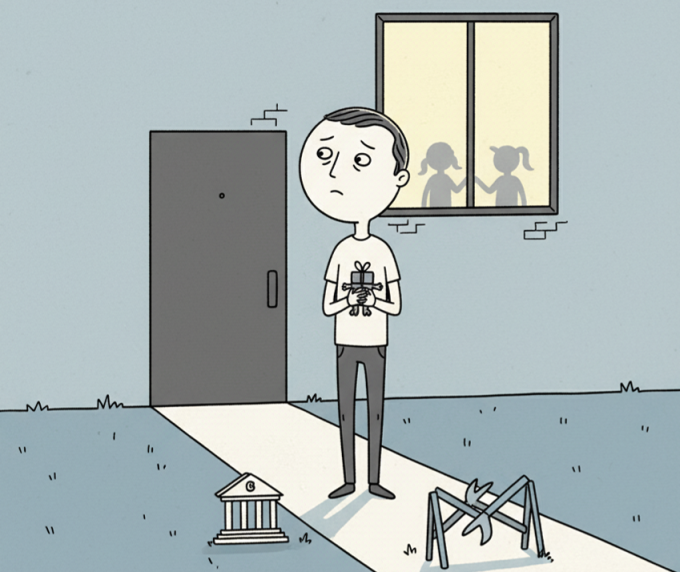 Vợ cũ không cho gặp con dù tôi để lại nhà và chu cấp đầy đủ