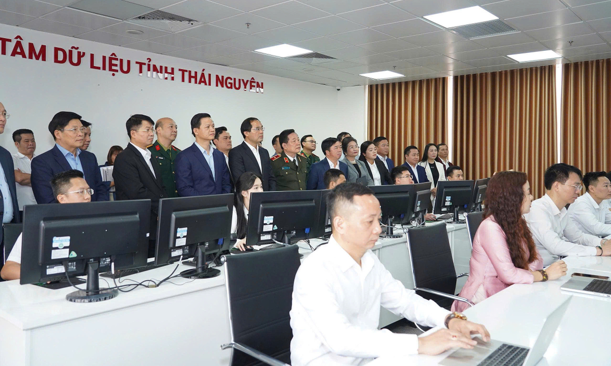 Khai trương trung tâm dữ liệu tỉnh Thái Nguyên