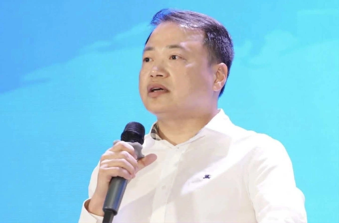 Shark Bình trước khi bị bắt. Ảnh: FBNV