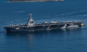Siêu tàu sân bay Mỹ sắp 'rút về cảng' sau vụ hỏa hoạn gần Iran