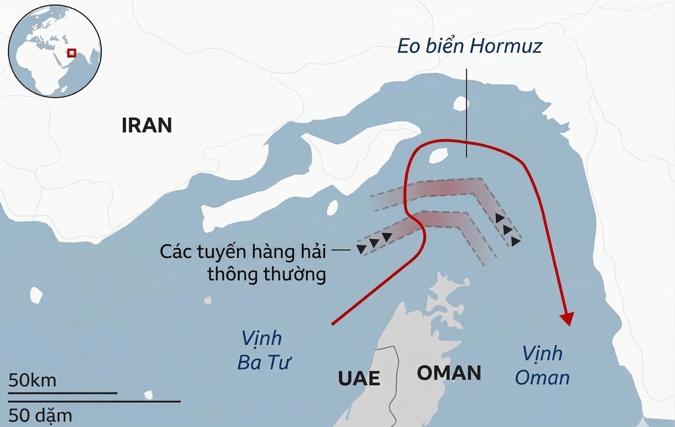 Tàu Nhật Bản đầu tiên đi qua Hormuz từ khi chiến sự bùng phát Tàu Nhật Bản đầu tiên đi qua Hormuz từ khi chiến sự bùng phát