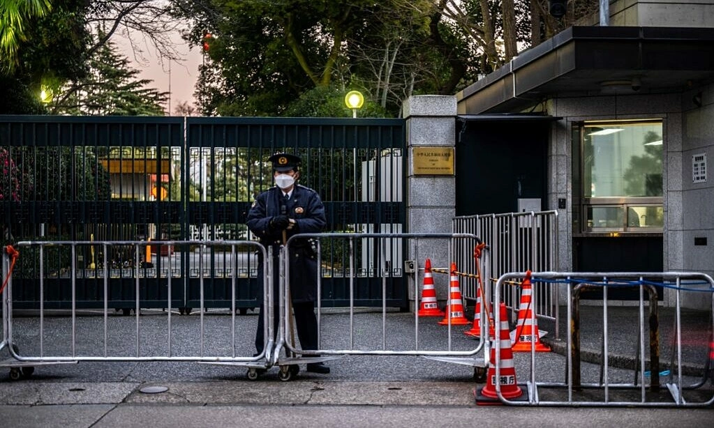 Người tự xưng 'lính Nhật' xông vào sứ quán Trung Quốc ở Tokyo