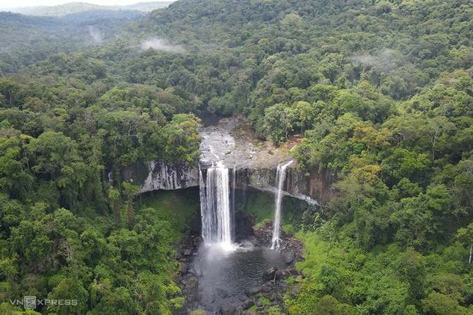 Thác K50 - điểm du lịch nổi tiếng của Gia Lai. Ảnh: Vương Quốc