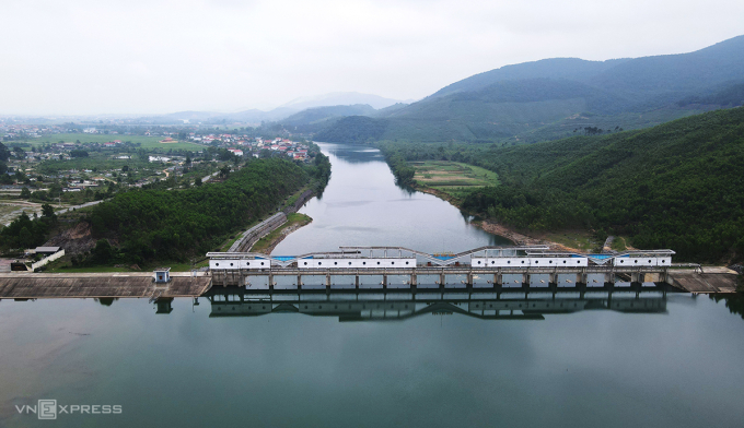 Đập thủy lợi Rào Nan. Ảnh: Đắc Thành