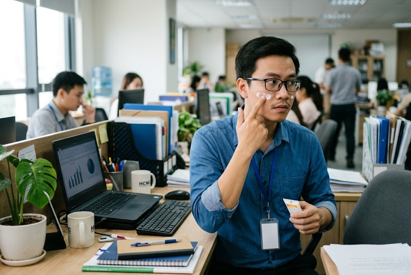 Đàn ông xài kem chống nắng, skincare thì không nam tính?