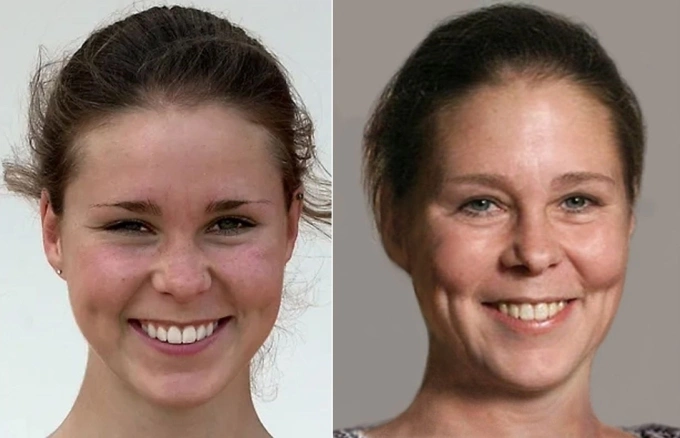 Cảnh sát công bố ảnh dự đoán diện mạo của Maura Murray sau 20 năm mất tích. Ảnh: New Hampshire Attorney General