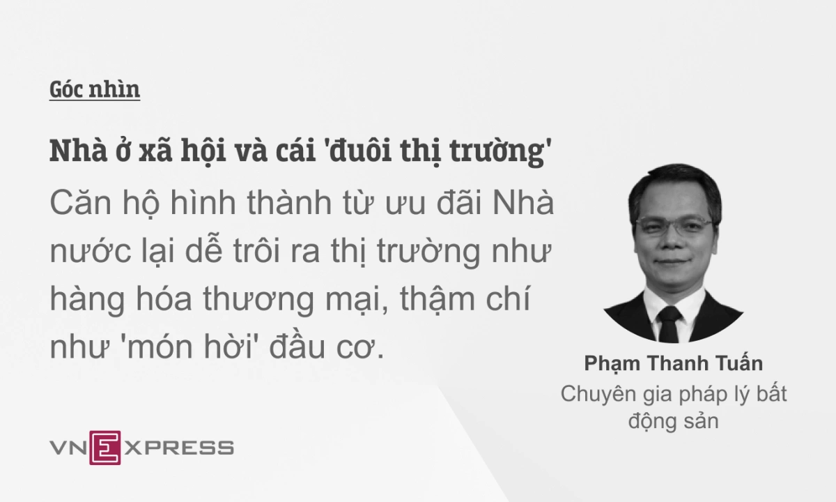 Nhà ở xã hội và cái 'đuôi thị trường'