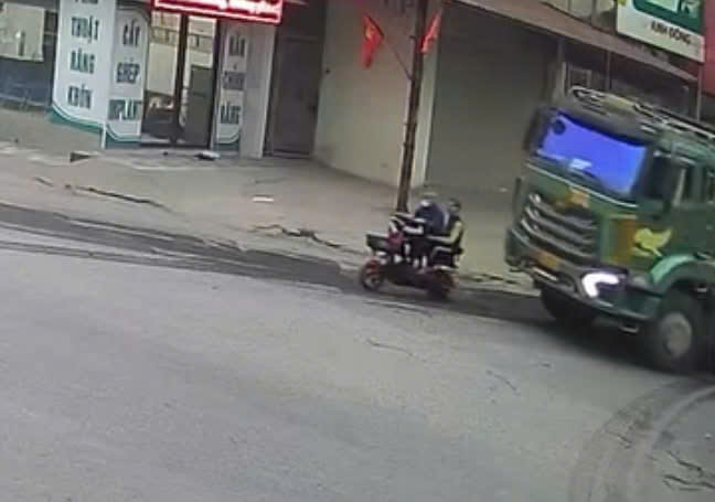 Hình ảnh trước khi xảy ra vụ tai nạn giao thông. Ảnh: Công an cung cấp