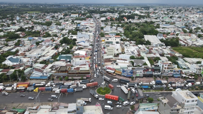 Một góc trung tâm xã Nhơn Trạch. Ảnh: Phước Tuấn