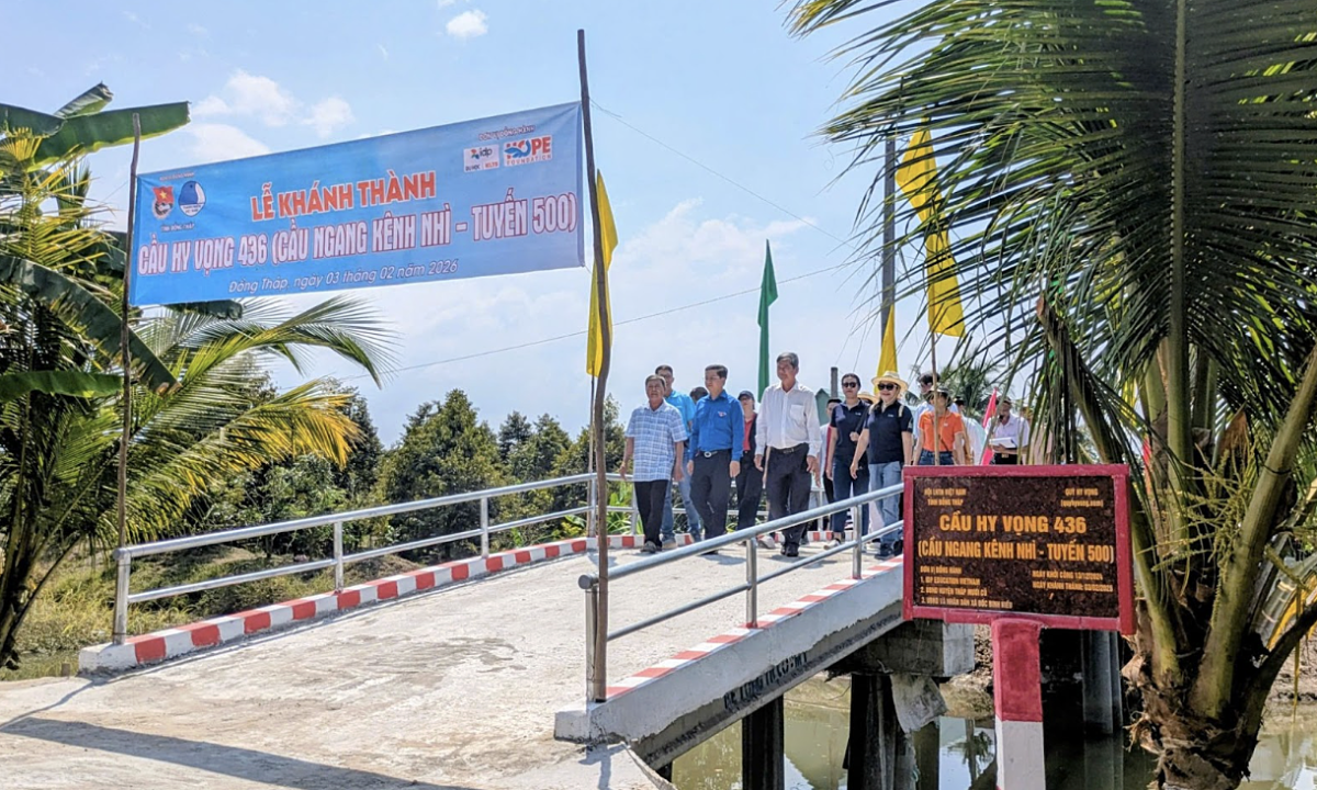 Xây thêm 38 cầu Hy Vọng ở đồng bằng sông Cửu Long