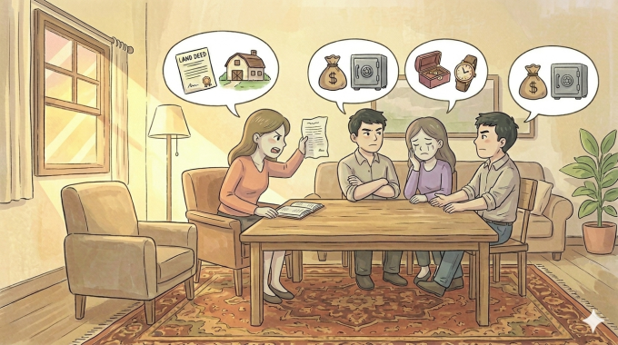 Anh cả đòi nửa phần đất dù bố mẹ đã nói chia đều cho 4 anh em