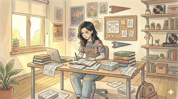 Em sắp gục ngã trước kỳ thi THPT vì phải học từ sáng sớm tới nửa đêm