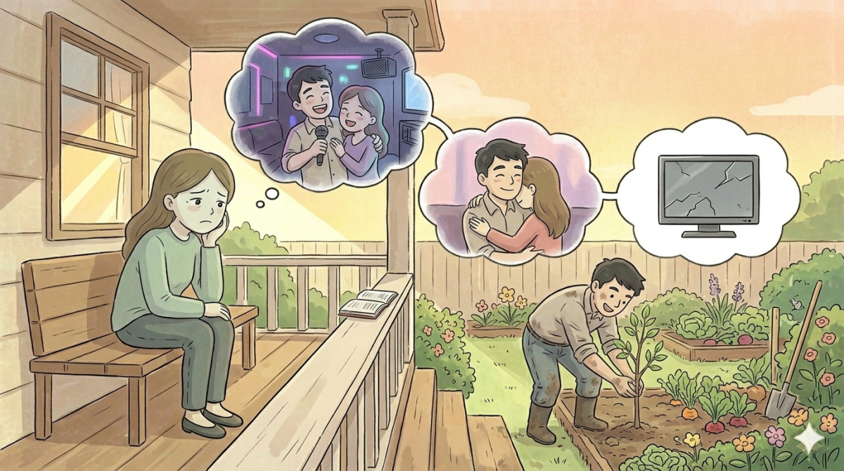 Muốn sinh con với chồng hờ kém 5 tuổi nhưng ngại chuyện anh đi hát tay vịn