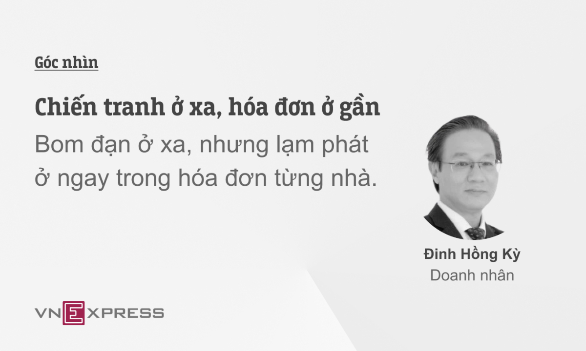 Chiến tranh ở xa, hóa đơn ở gần