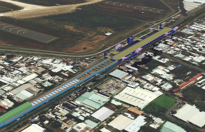 Thiết kế mặt bằng ga gầm Phạm Văn Bạch. Ảnh: MAUR