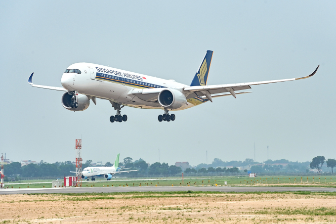 Máy bay các hãng tại sân bay Nội Bài. Ảnh: Giang Huy