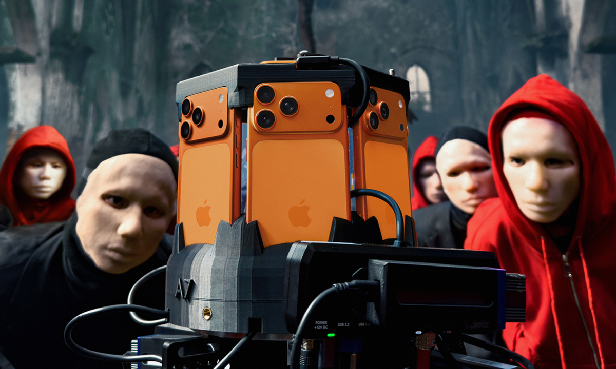 Đạo diễn Việt quay video 360 độ bằng 8 chiếc iPhone 17 Pro