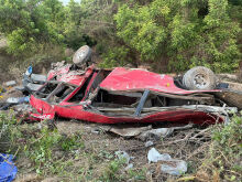 Tai nạn giao thông Lâm Đồng: Hiện trường xe khách chở 15 thợ lặn lao xuống vực