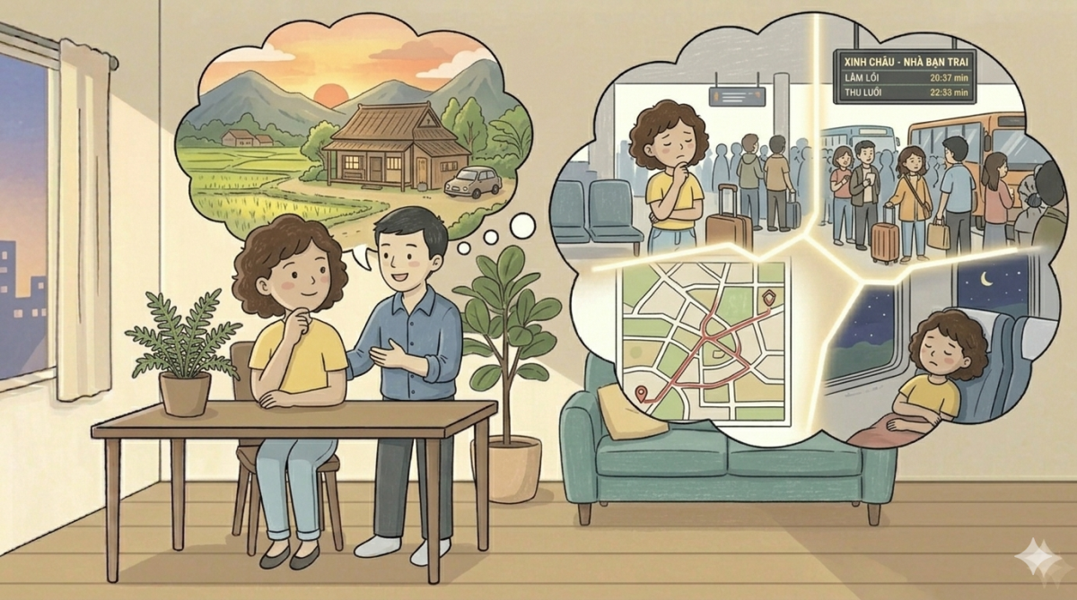 Có nên ở qua đêm khi lần đầu về chơi nhà bạn trai cách 300 km?