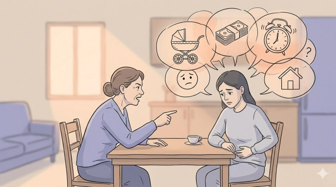 Mẹ chồng mỉa mai tôi là người dưng ở trọ vì kế hoạch hoãn sinh con