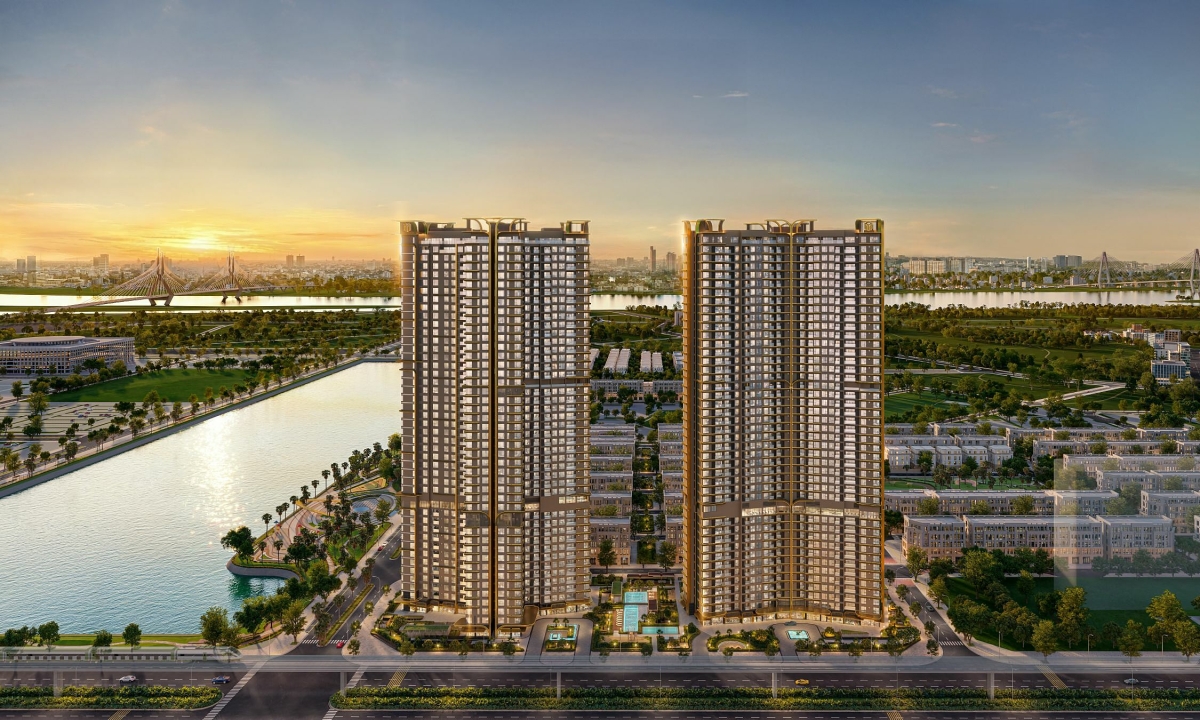 Tháp căn hộ sở hữu tầm nhìn hồ 32 ha tại Lumière Essence Peak