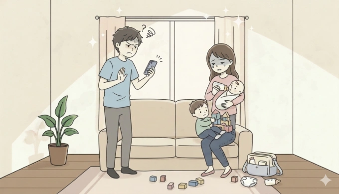 Đơn phương ly hôn người chồng không coi tôi là vợ. Chồng nói tôi tính toán khi phân chia việc nhà, chăm con