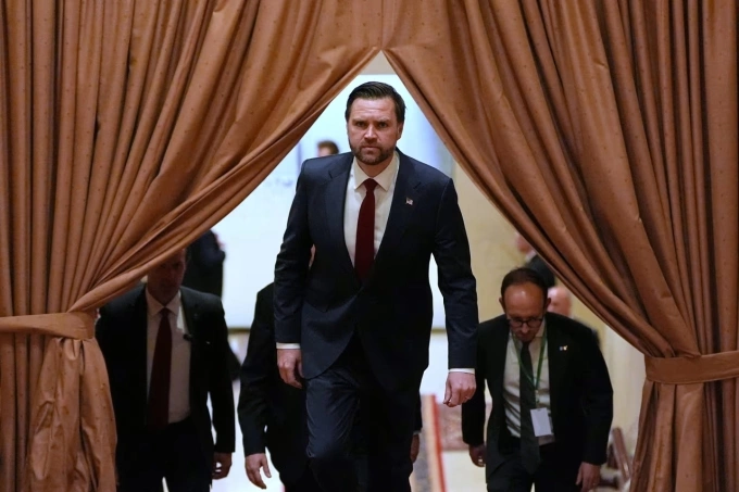 Phó tổng thống Mỹ JD Vance tại Islamabad, Pakistan, ngày 11/4. Ảnh: Reuters