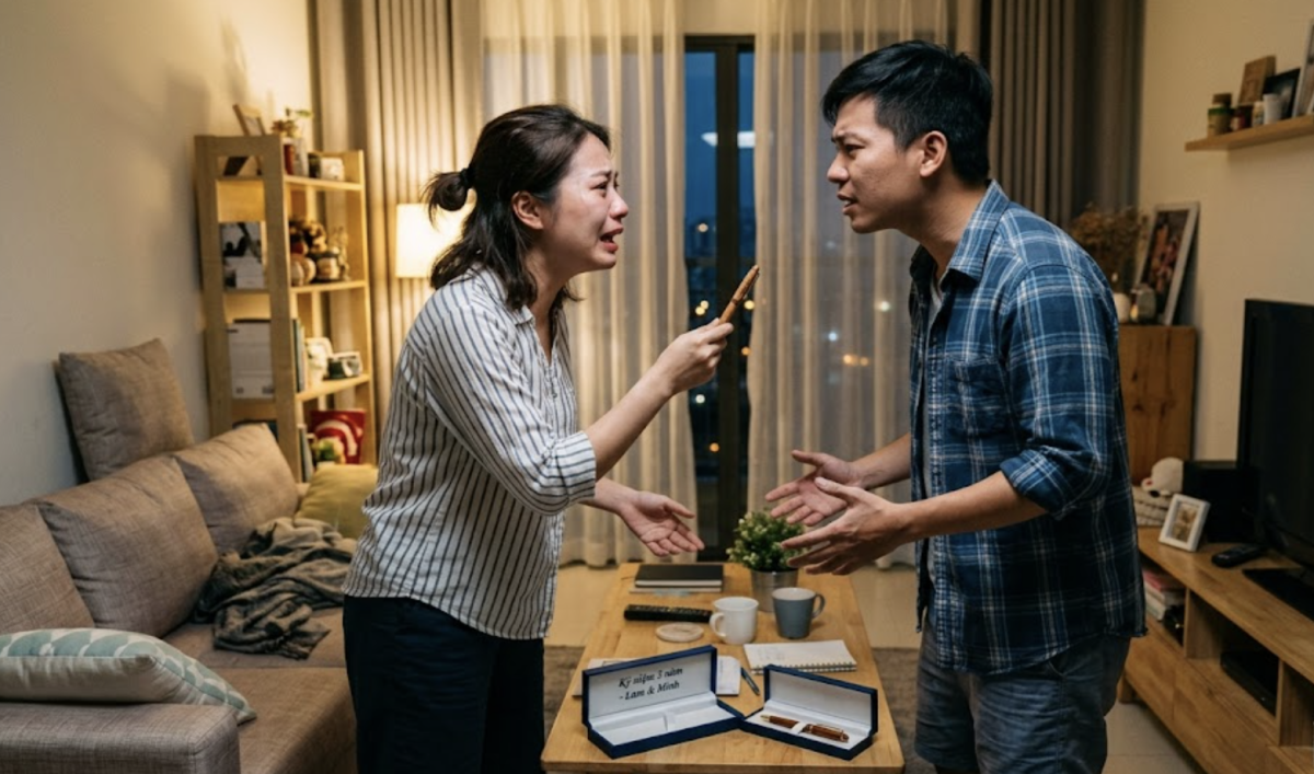 Cặp đôi tranh cãi vì một cây bút được tặng nhưng viết không ra mực