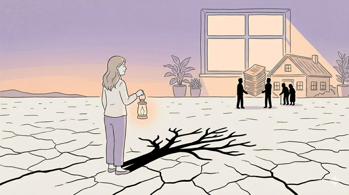 Bố mẹ đẻ chỉ chia đất cho hai con trai, tôi và em gái không được gì