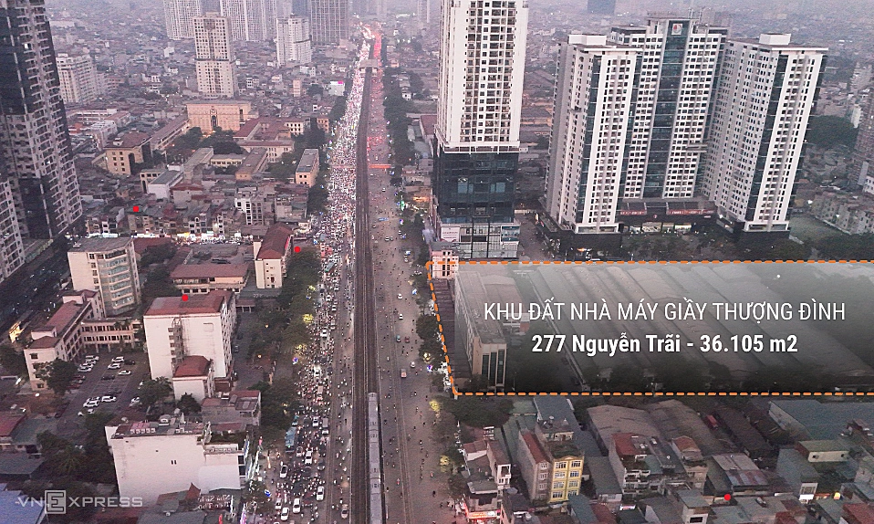 Giầy Thượng Đình muốn xây khu căn hộ, văn phòng gần 10.000 tỷ đồng ở 277 Nguyễn Trãi