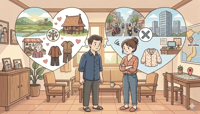 Chồng muốn tôi bỏ việc, xa gia đình để về quê nội cùng anh