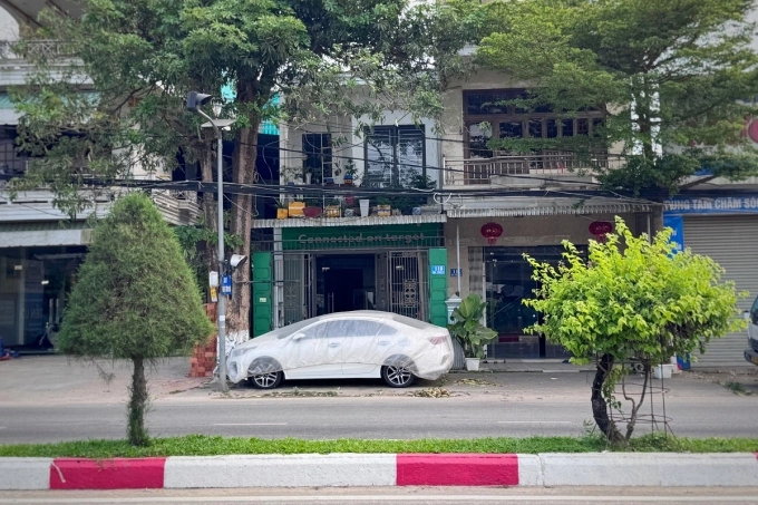 Căn nhà 118 Bà Triệu ở Quảng Ngãi, nơi ông Duy trúng đấu giá nhưng bị bà Nhung chiếm lại. Ảnh: Phạm Linh