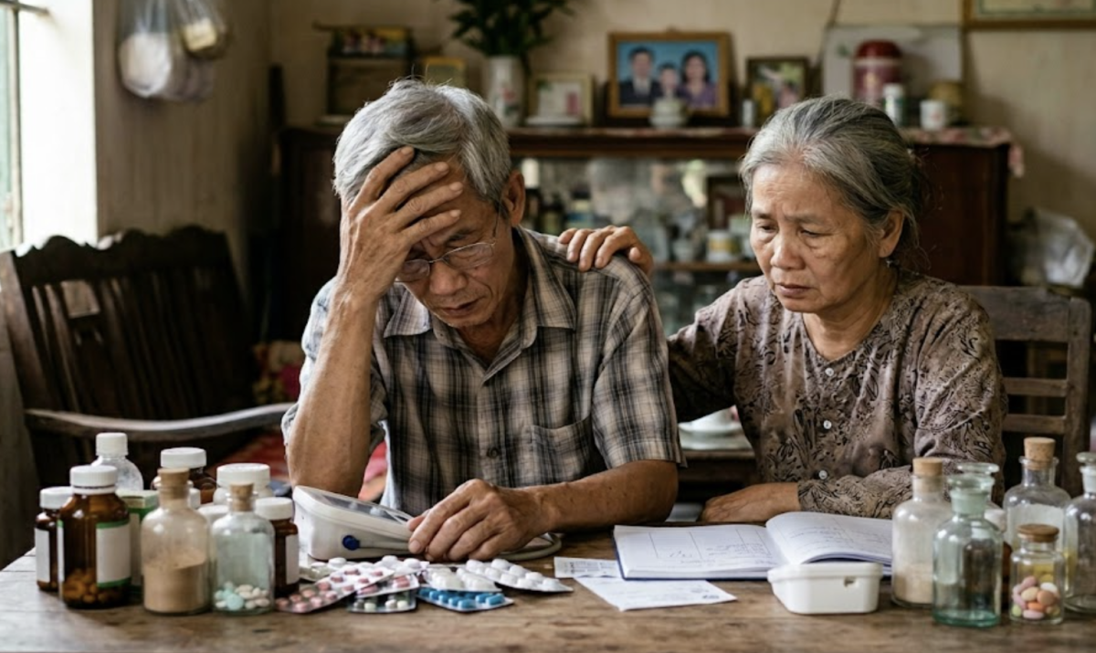 10 năm tuổi già sống trong bệnh tật vì 'không khỏe mới đi khám'